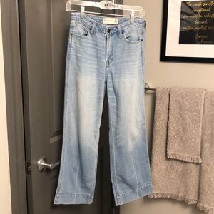 Cropped wide leg Abercrombie&Fitch jeans 4R